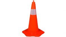 52 CM KIRILMAZ TRAFİK KONİSİ (Tek Reflektifli)